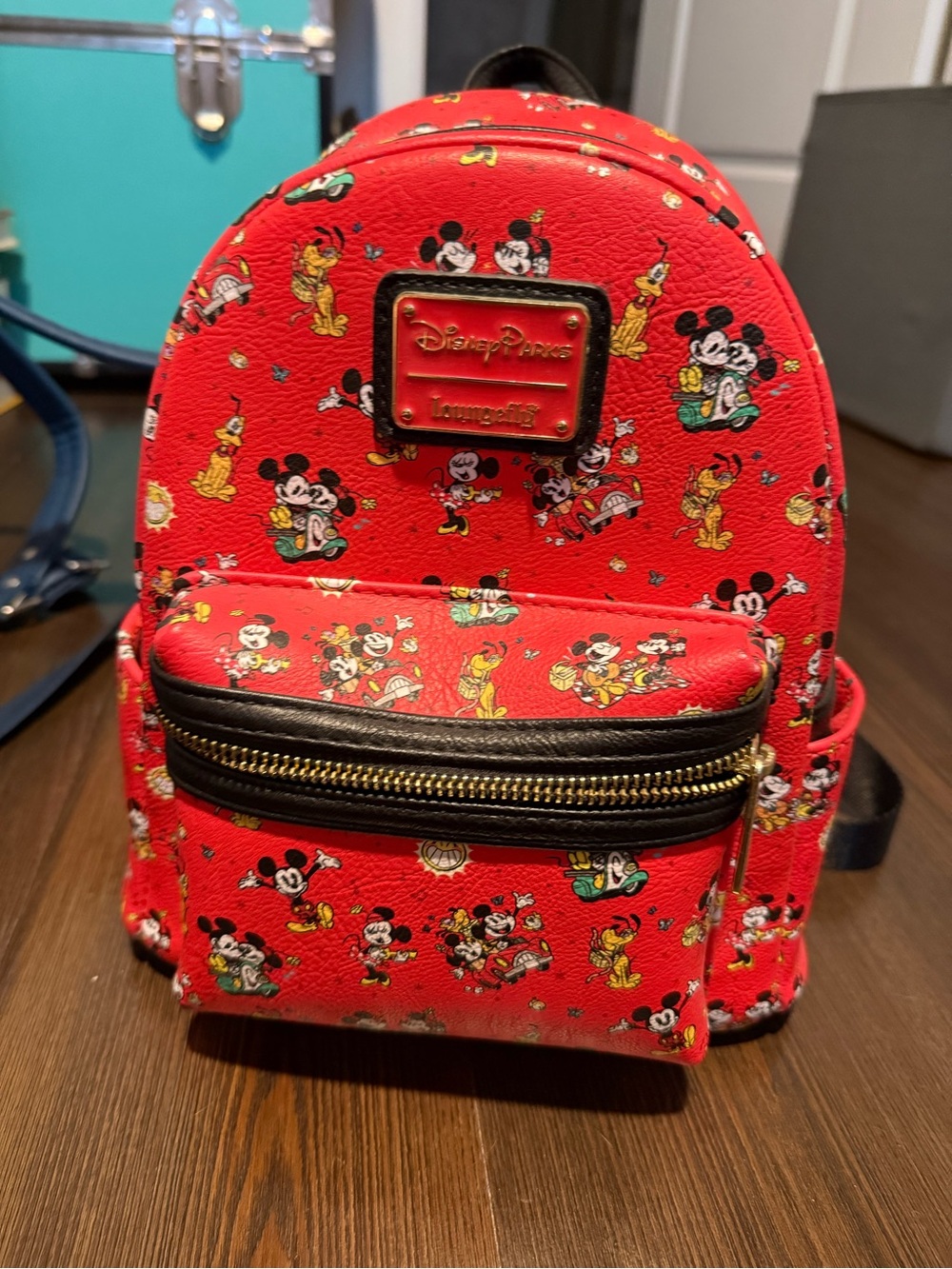 Loungefly Red Mickey & Friends Mini Backpack for Kids